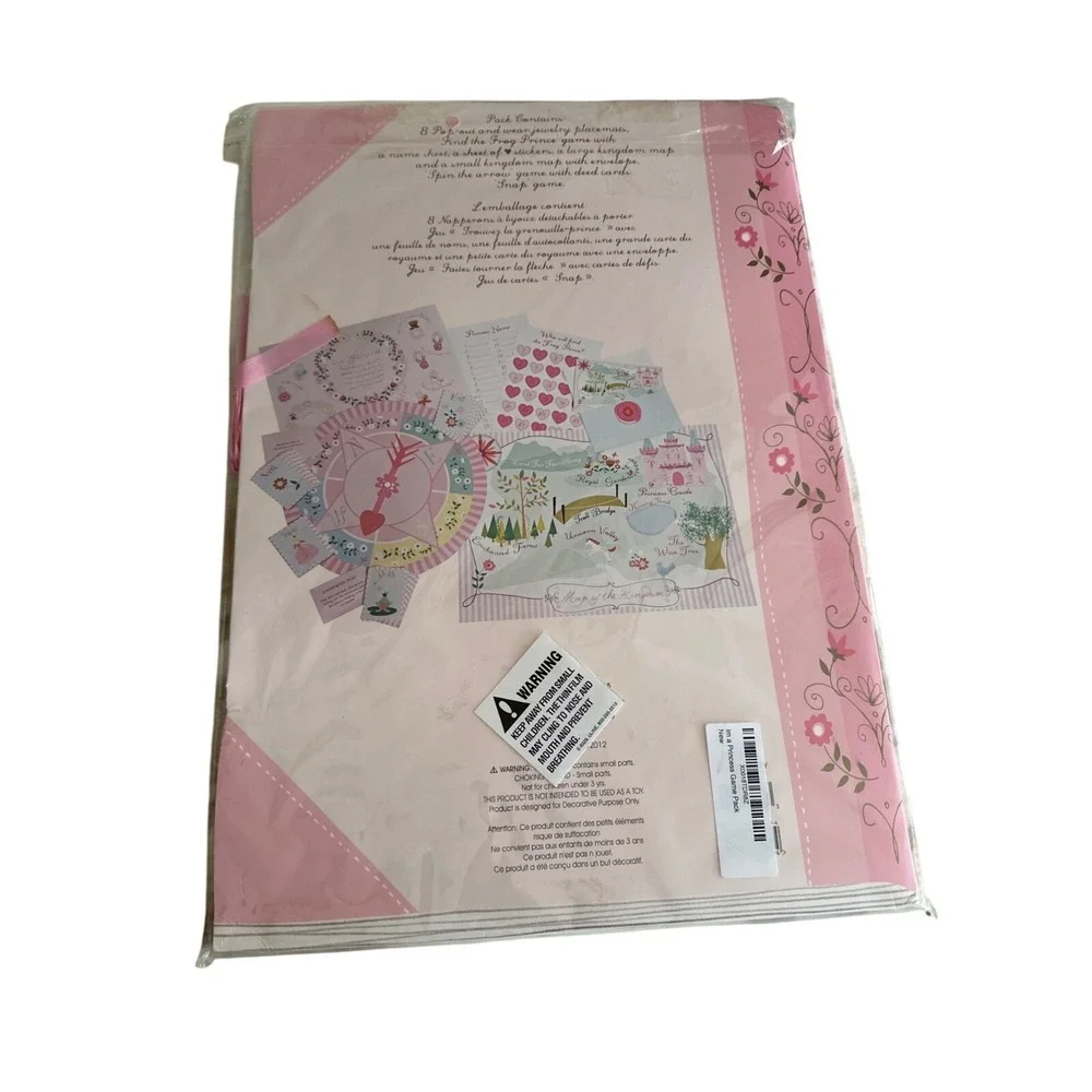 Princess Placemats & Party Games Set